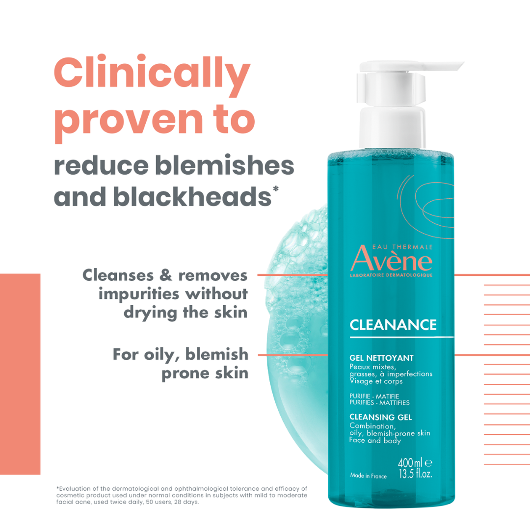 Cleanance Cleansing Gel 400ml + FREE Cleanance micellar water 100ml At 25% OFF