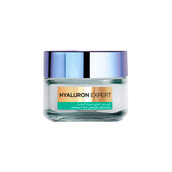 Hyaluron Expert Moisturiser and Anti-Aging 8h Shine Control Replumping Gel -Cream 