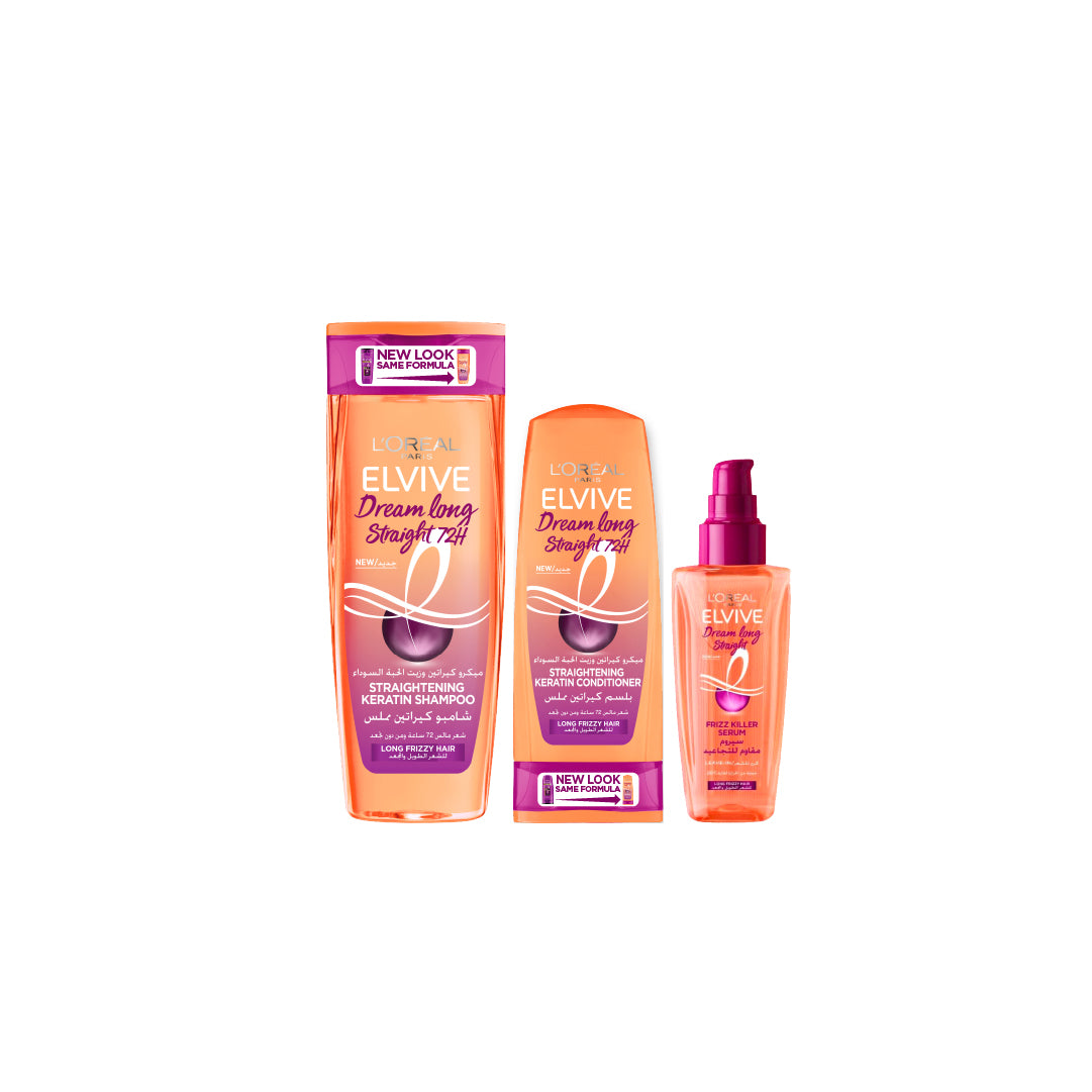 Elvive Dream Long Shampoo 400 ML + Conditioner 200 ML + Elvive Dream Long Serum 100 ML At 20% OFF
