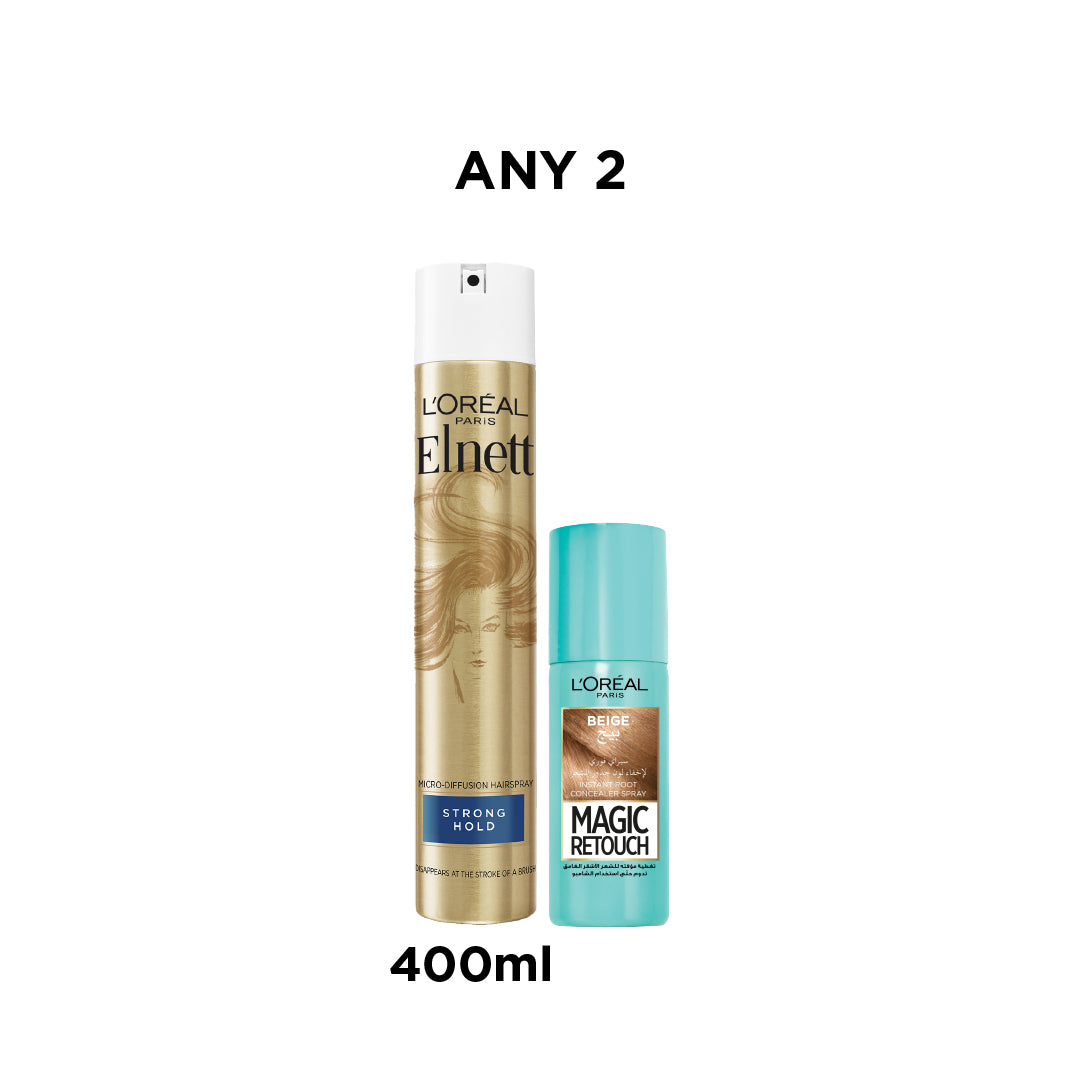 Elnett Hairspray 400ML + Magic Retouch At 20% OFF