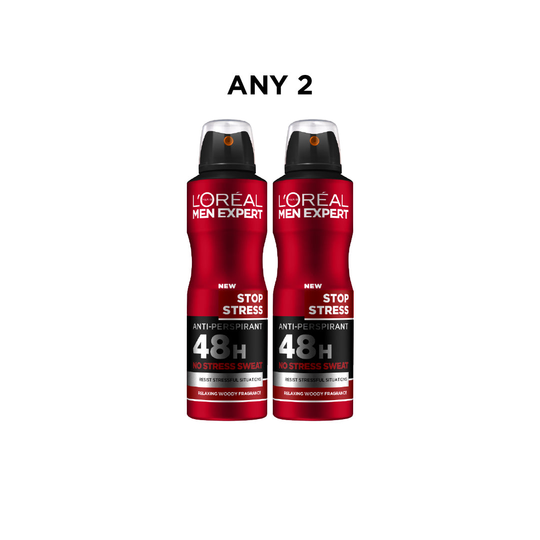 2x Men Expert Deodorant Spray At 20% OFF