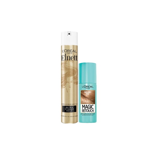 L'Oréal Paris Elnett Hairspray 400ML + Magic Retouch At 20% OFF | Loolia Closet