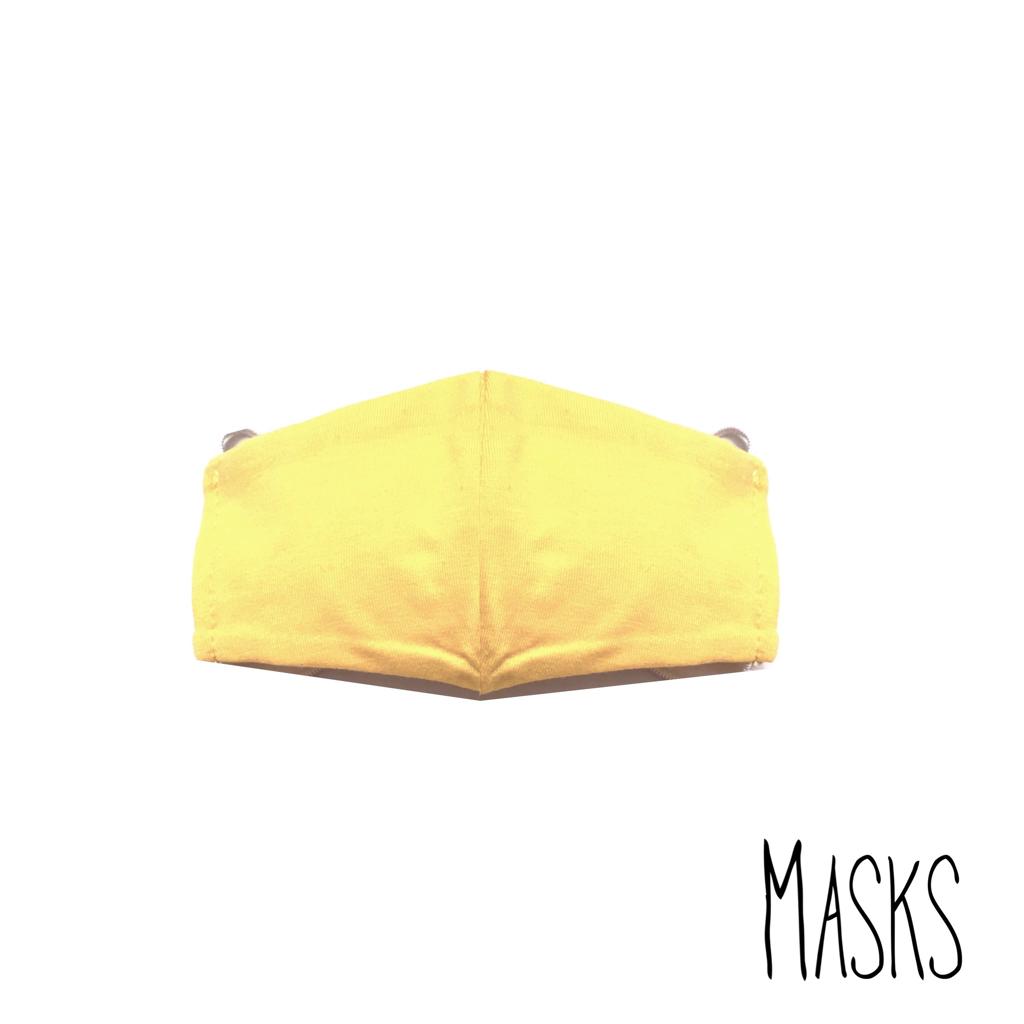 Masks Yellow Kids Mask | Loolia Closet